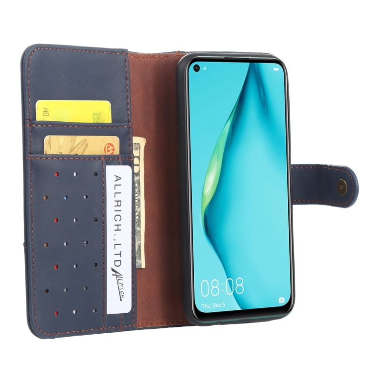 For Huawei P40 Lite Cowhide Texture Horizontal Flip Leather Case with Holder & Card Slots & Wallet & Lanyard
