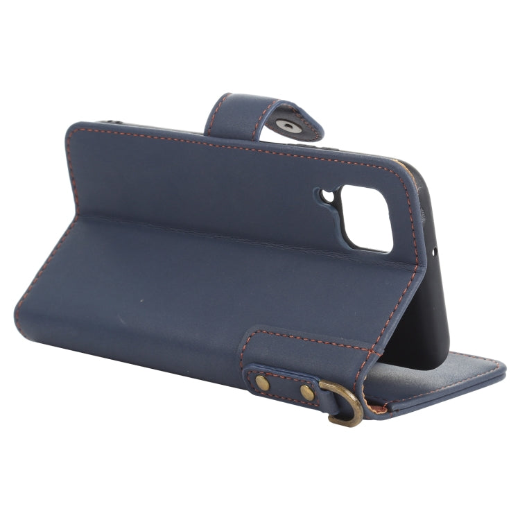 For Huawei P40 Lite Cowhide Texture Horizontal Flip Leather Case with Holder & Card Slots & Wallet & Lanyard