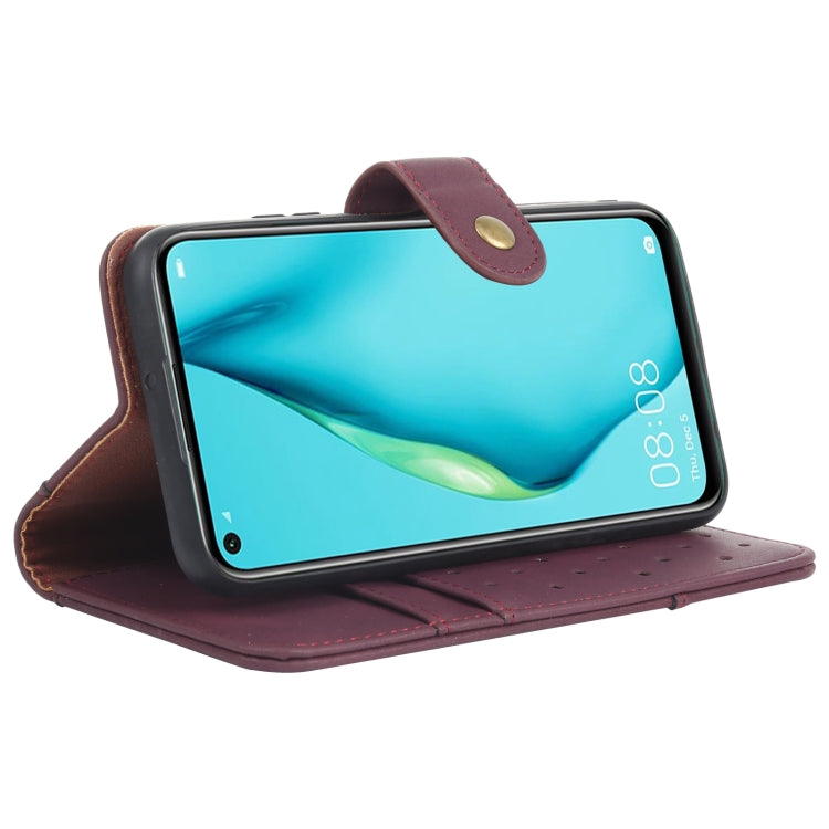 For Huawei P40 Lite Cowhide Texture Horizontal Flip Leather Case with Holder & Card Slots & Wallet & Lanyard