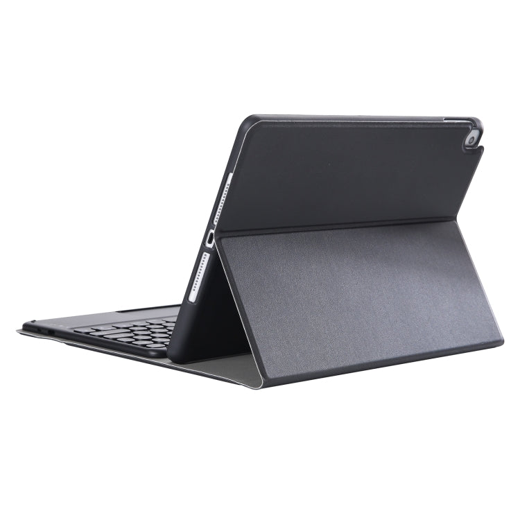 YA11B-A 2021 Detachable Lambskin Texture Round Keycap Bluetooth Keyboard Leather Tablet Case with Touch Control & Pen Slot & Stand For iPad Pro 11 (2021)