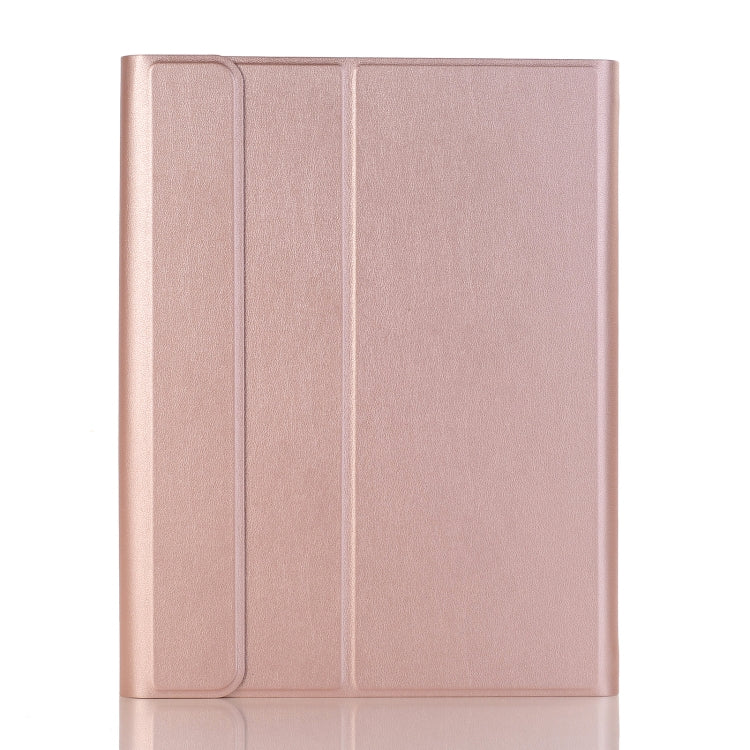 YA11B-A 2021 Detachable Lambskin Texture Round Keycap Bluetooth Keyboard Leather Tablet Case with Touch Control & Pen Slot & Stand For iPad Pro 11 (2021)