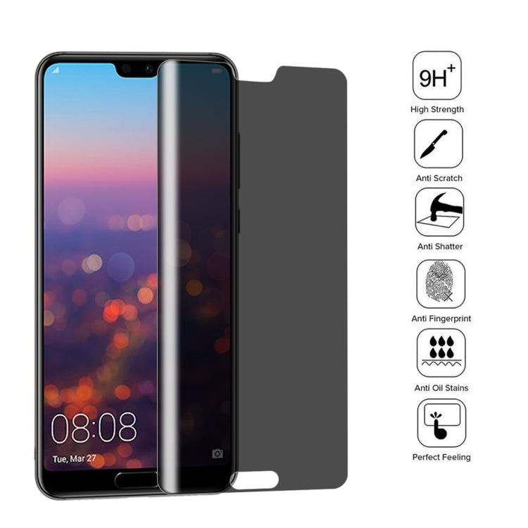 For Huawei P20 10 PCS 9H Surface Hardness 180 Degree Privacy Anti Glare Screen Protector
