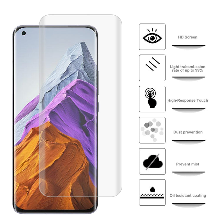 For Xiaomi Mi 11 Pro / 11 Ultra 2 PCS 3D Curved Silk-screen PET Full Coverage Protective Film(Transparent)