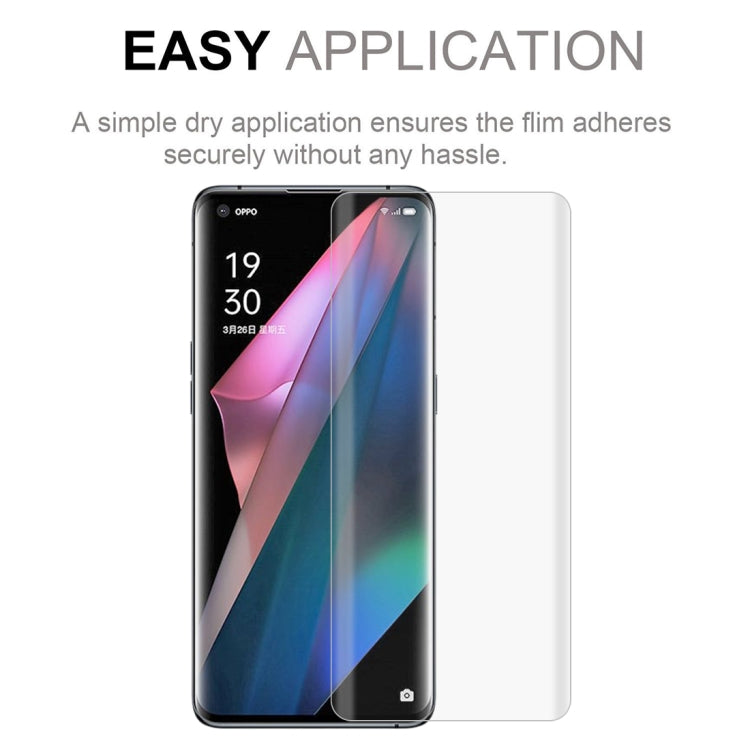 For OnePlus 9 Pro 2 PCS 3D Curved Silk-screen PET Full Coverage Protective Film(Transparent)