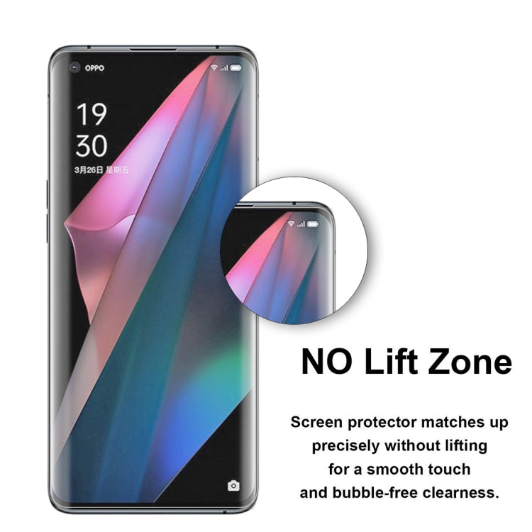 For OnePlus 9 Pro 50 PCS 3D Curved Silk-screen PET Full Coverage Protective Film(Transparent)