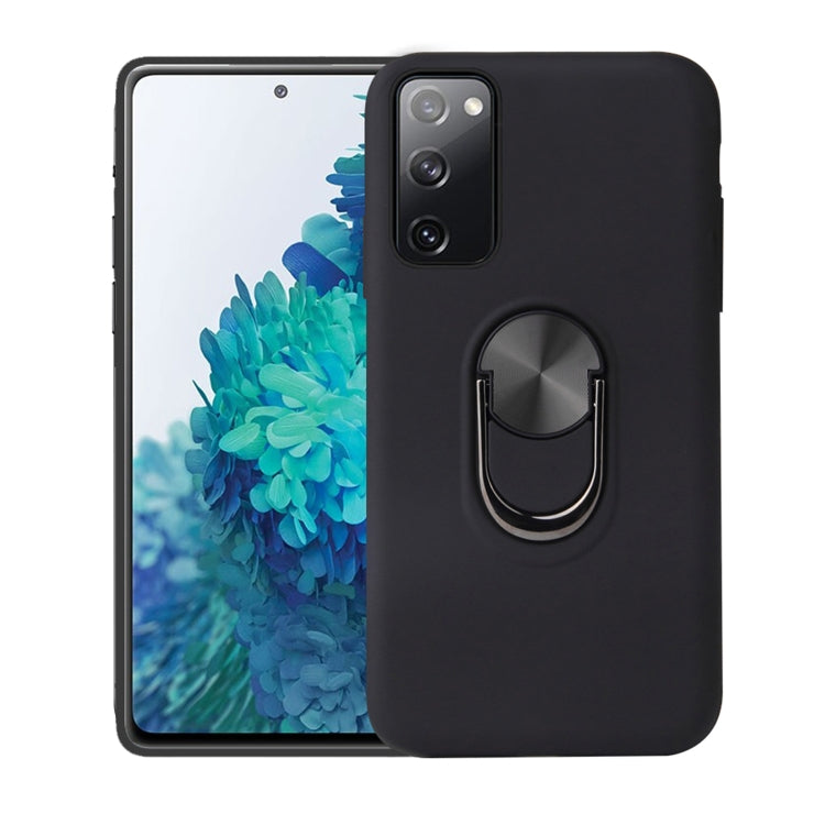For Samsung Galaxy S20 FE 360 Rotary Multifunctional Stent PC+TPU Case with Magnetic Invisible Holder