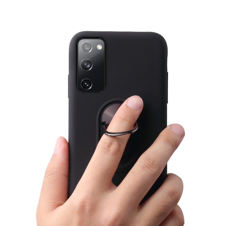 For Samsung Galaxy S20 FE 360 Rotary Multifunctional Stent PC+TPU Case with Magnetic Invisible Holder