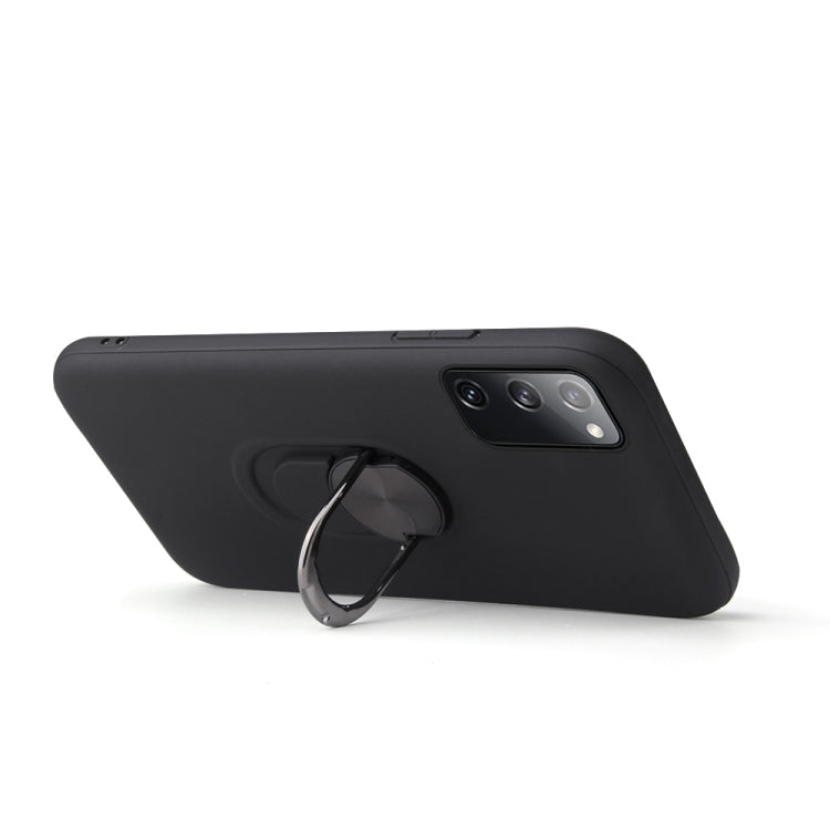 For Samsung Galaxy S20 FE 360 Rotary Multifunctional Stent PC+TPU Case with Magnetic Invisible Holder