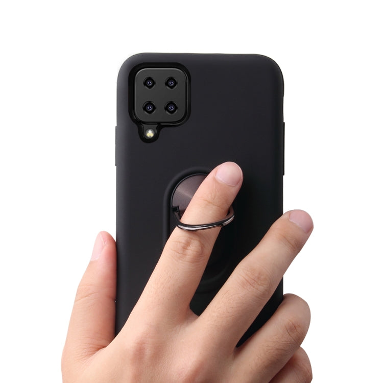 For Samsung Galaxy A12 360 Rotary Multifunctional Stent PC+TPU Case with Magnetic Invisible Holder