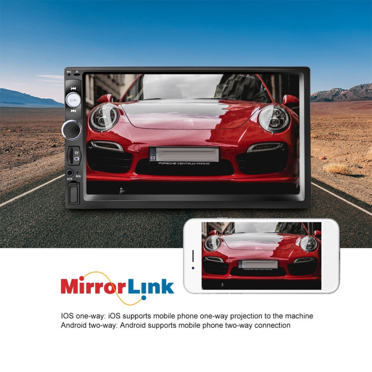 Q3188 7 inch Car Touch Screen MP5 Player Support FM / TF / Mirror Link