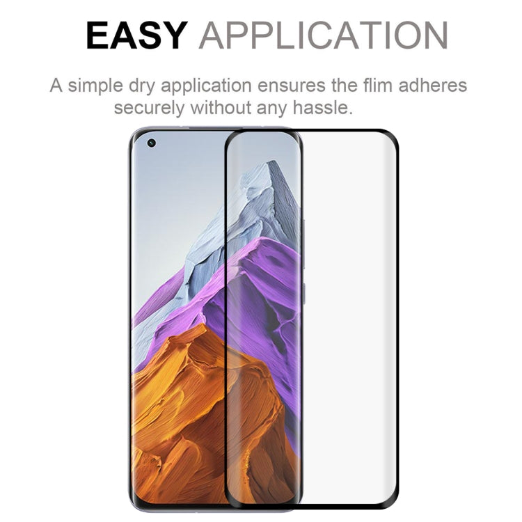 For Xiaomi Mi 11 Pro / 11 Ultra 2 PCS 3D Curved Silk-screen PET Full Coverage Protective Film(Black)
