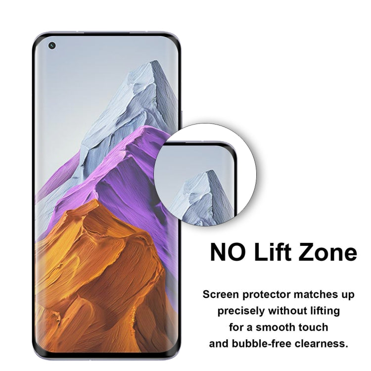 For Xiaomi Mi 11 Pro / 11 Ultra 2 PCS 3D Curved Silk-screen PET Full Coverage Protective Film(Black)