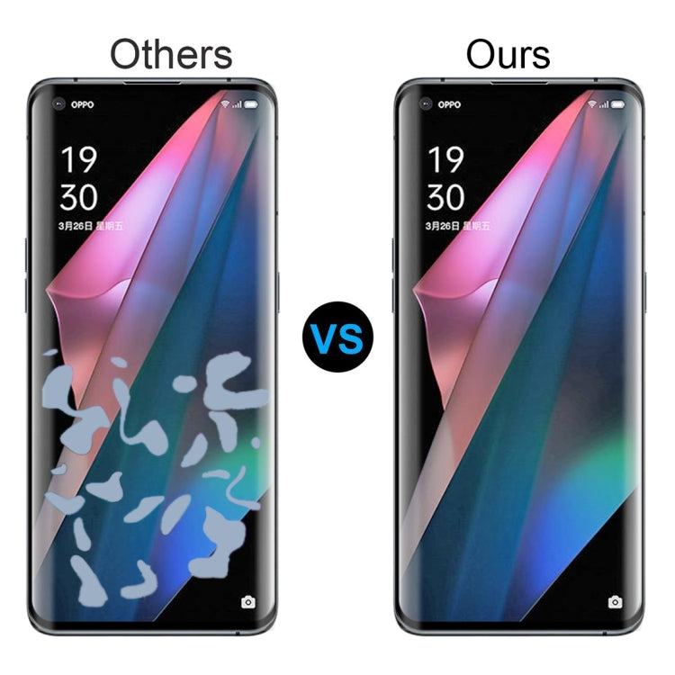 For OnePlus 9 Pro 2 PCS 3D Curved Silk-screen PET Full Coverage Protective Film(Black)