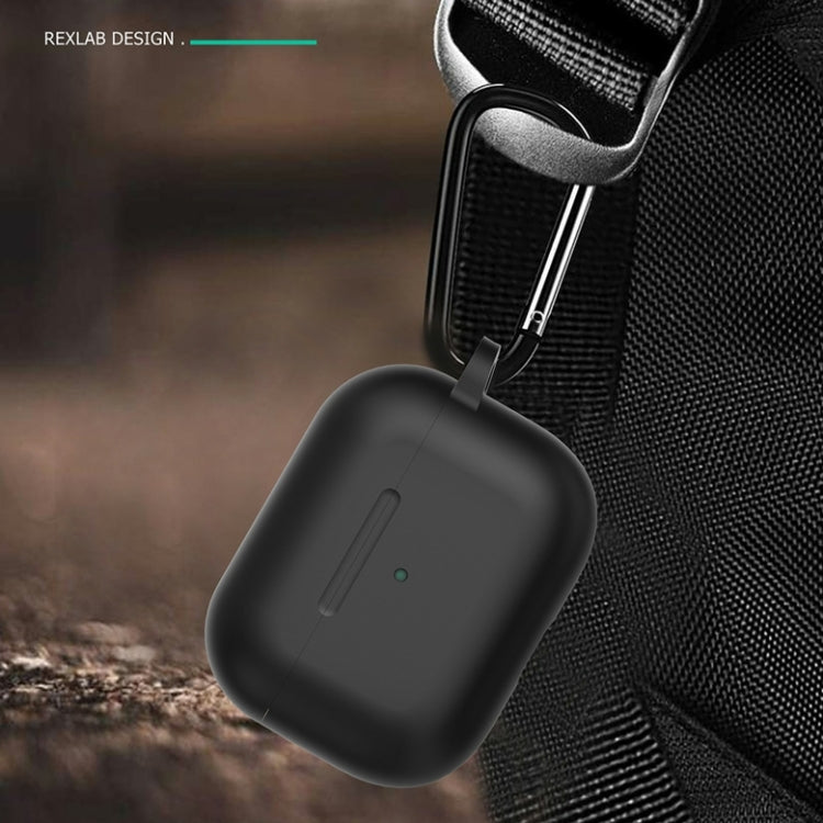 For Apple AirPods Pro Silicone Wireless Earphone Protective Case, Support Wireless Charging