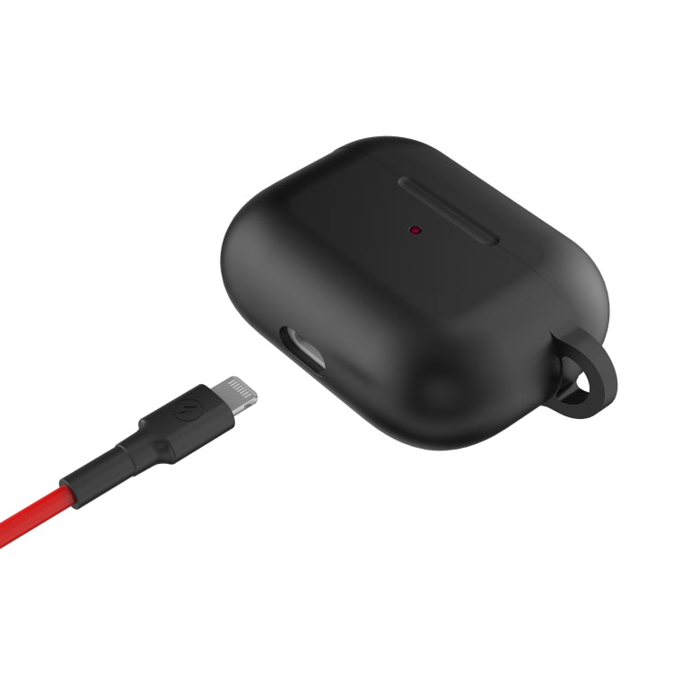 For Apple AirPods Pro Silicone Wireless Earphone Protective Case, Support Wireless Charging