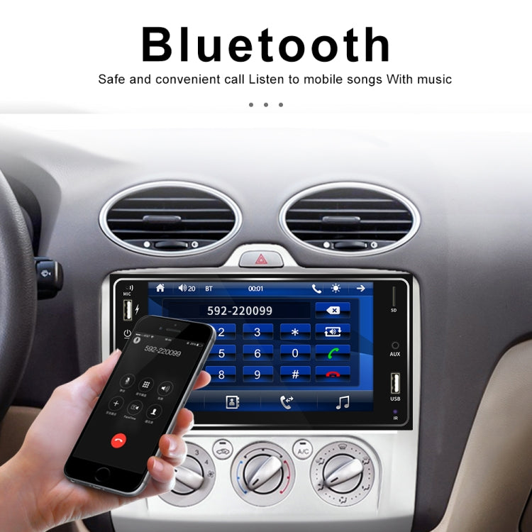 Q3214 7 inch Car MP5 Player Support TF / Bluetooth with Remote Controler for Toyota Corolla, Style:Standard