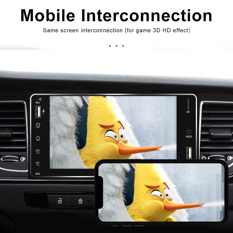 Q3214 7 inch Car MP5 Player Support TF / Bluetooth with Remote Controler for Toyota Corolla, Style:Standard + 8IR Light Camera