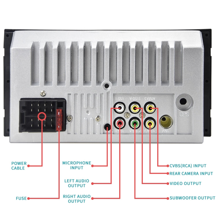 Q3214 7 inch Car MP5 Player Support TF / Bluetooth with Remote Controler for Toyota Corolla, Style:Standard + 12LEDs Light Camera