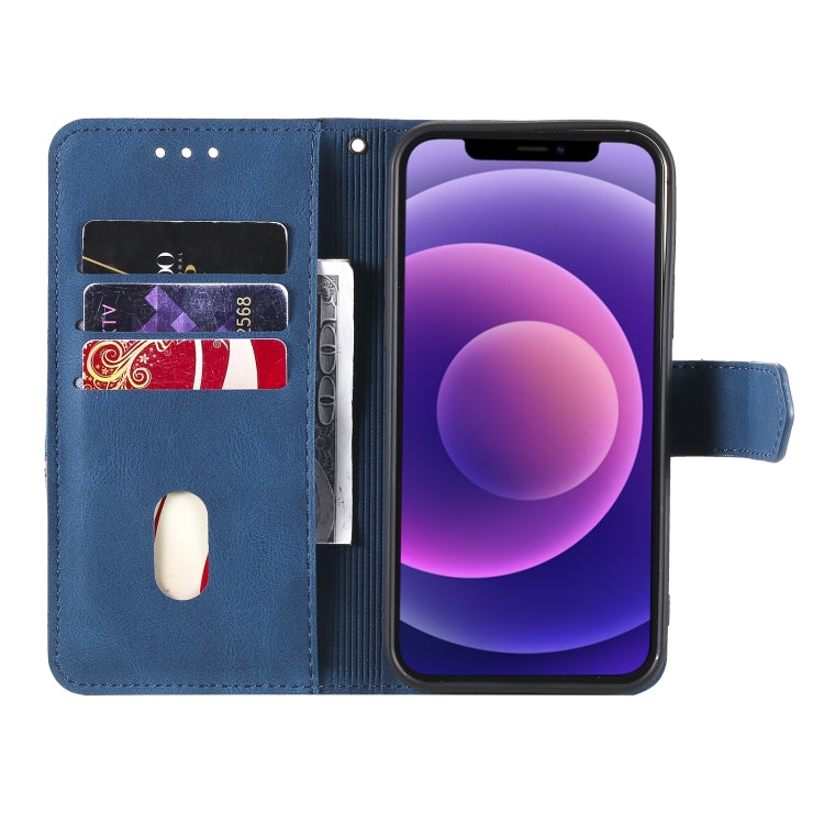 For iPhone 11 Pro Max Three-color Stitching Calf Texture Horizontal Flip Leather Case with Holder & Card Slots & Wallet