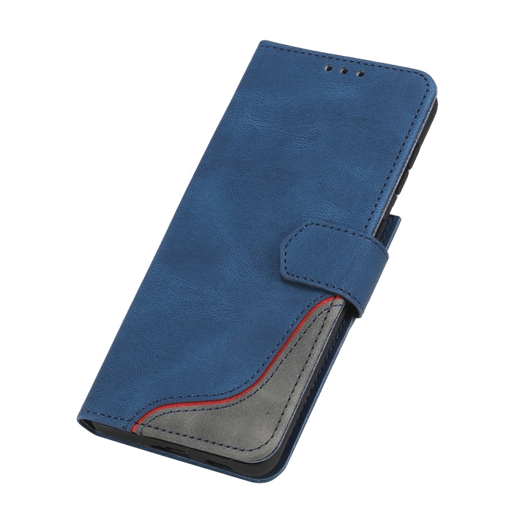 Three-color Stitching Calf Texture Horizontal Flip Leather Case with Holder & Card Slots & Wallet For Samsung Galaxy S21 5G
