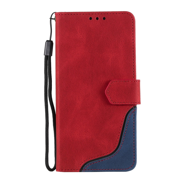Three-color Stitching Calf Texture Horizontal Flip Leather Case with Holder & Card Slots & Wallet For Samsung Galaxy S21+ 5G