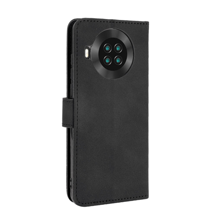 For CUBOT Note 20 Solid Color Skin Feel Magnetic Buckle Horizontal Flip Calf Texture PU Leather Case with Holder & Card Slots & Wallet