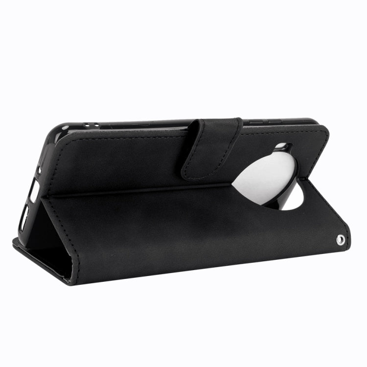 For CUBOT Note 20 Solid Color Skin Feel Magnetic Buckle Horizontal Flip Calf Texture PU Leather Case with Holder & Card Slots & Wallet
