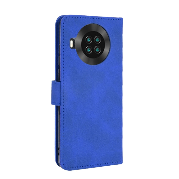 For CUBOT Note 20 Solid Color Skin Feel Magnetic Buckle Horizontal Flip Calf Texture PU Leather Case with Holder & Card Slots & Wallet