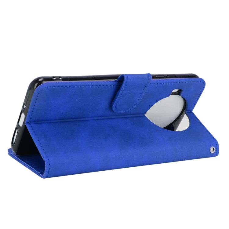 For CUBOT Note 20 Solid Color Skin Feel Magnetic Buckle Horizontal Flip Calf Texture PU Leather Case with Holder & Card Slots & Wallet