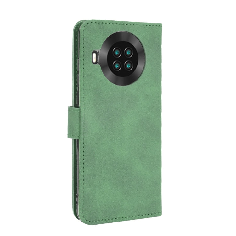 For CUBOT Note 20 Solid Color Skin Feel Magnetic Buckle Horizontal Flip Calf Texture PU Leather Case with Holder & Card Slots & Wallet