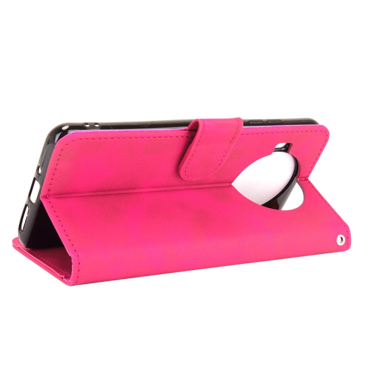 For CUBOT Note 20 Solid Color Skin Feel Magnetic Buckle Horizontal Flip Calf Texture PU Leather Case with Holder & Card Slots & Wallet