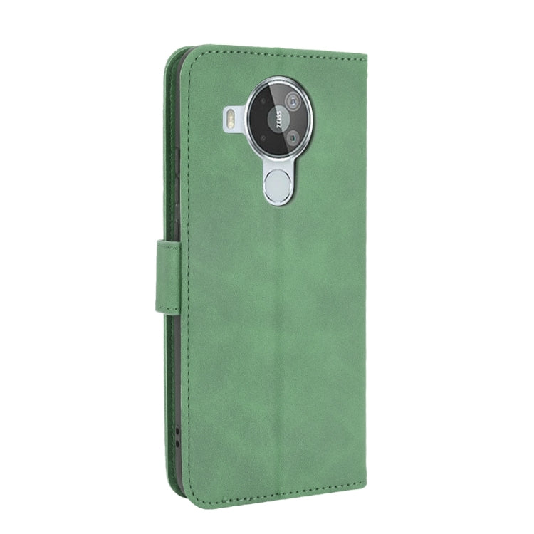 For Nokia 7.3 Solid Color Skin Feel Magnetic Buckle Horizontal Flip Calf Texture PU Leather Case with Holder & Card Slots & Wallet