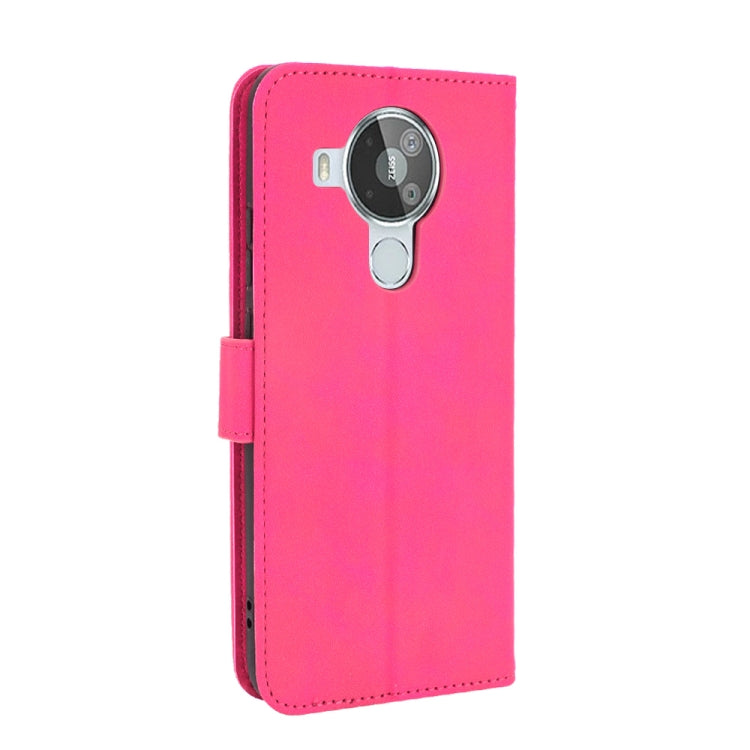 For Nokia 7.3 Solid Color Skin Feel Magnetic Buckle Horizontal Flip Calf Texture PU Leather Case with Holder & Card Slots & Wallet