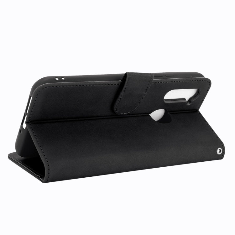 For ZTE Libero 5G Solid Color Skin Feel Magnetic Buckle Horizontal Flip Calf Texture PU Leather Case with Holder & Card Slots & Wallet