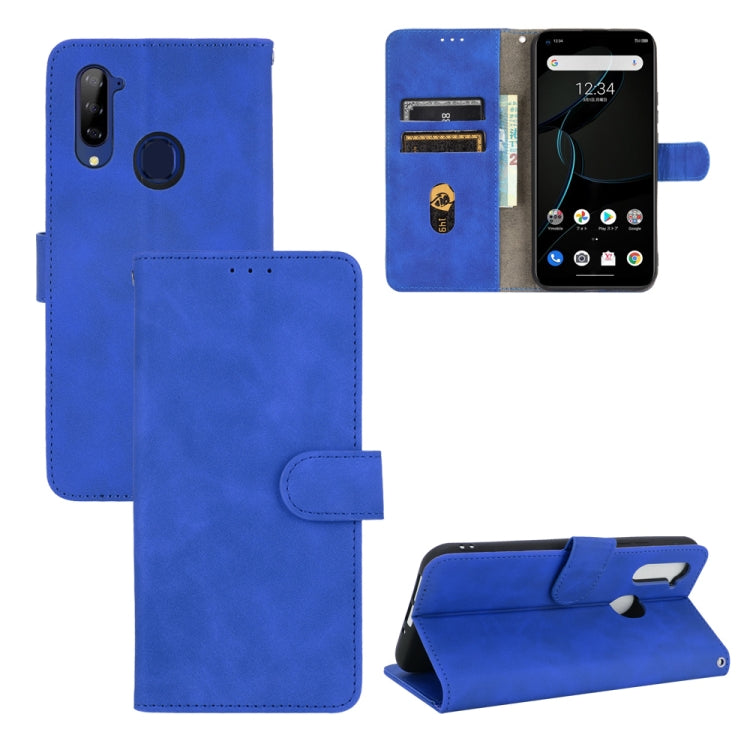 For ZTE Libero 5G Solid Color Skin Feel Magnetic Buckle Horizontal Flip Calf Texture PU Leather Case with Holder & Card Slots & Wallet
