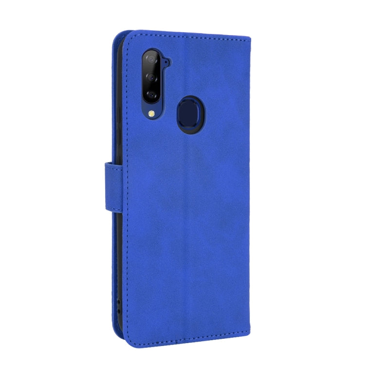 For ZTE Libero 5G Solid Color Skin Feel Magnetic Buckle Horizontal Flip Calf Texture PU Leather Case with Holder & Card Slots & Wallet