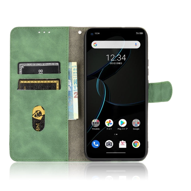 For ZTE Libero 5G Solid Color Skin Feel Magnetic Buckle Horizontal Flip Calf Texture PU Leather Case with Holder & Card Slots & Wallet