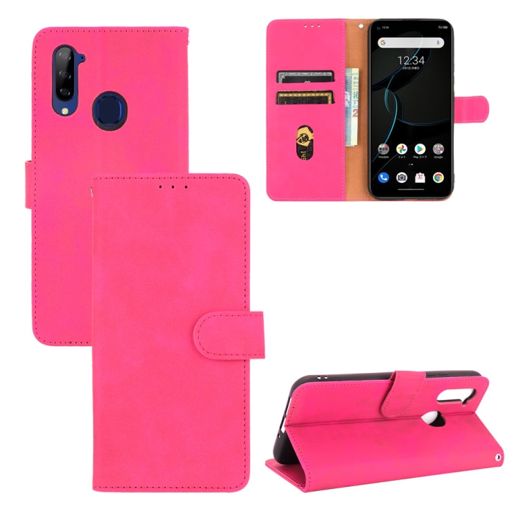 For ZTE Libero 5G Solid Color Skin Feel Magnetic Buckle Horizontal Flip Calf Texture PU Leather Case with Holder & Card Slots & Wallet