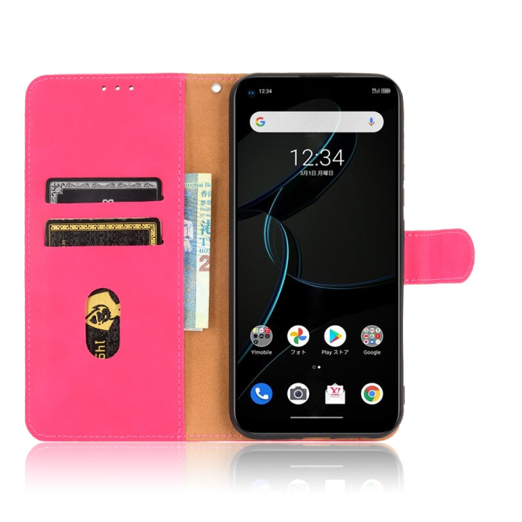 For ZTE Libero 5G Solid Color Skin Feel Magnetic Buckle Horizontal Flip Calf Texture PU Leather Case with Holder & Card Slots & Wallet