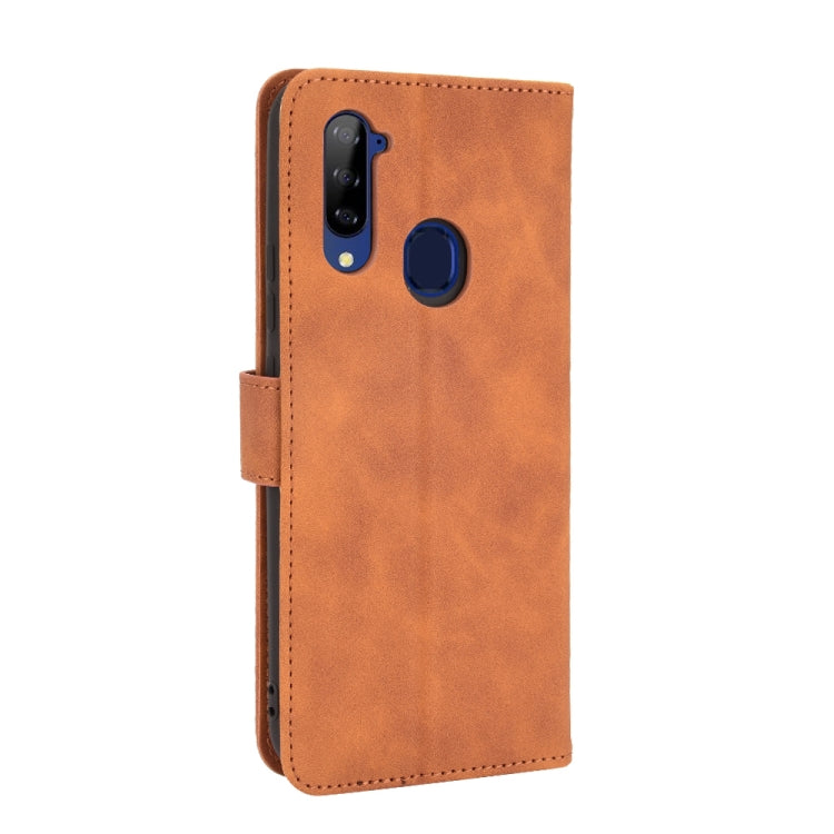 For ZTE Libero 5G Solid Color Skin Feel Magnetic Buckle Horizontal Flip Calf Texture PU Leather Case with Holder & Card Slots & Wallet