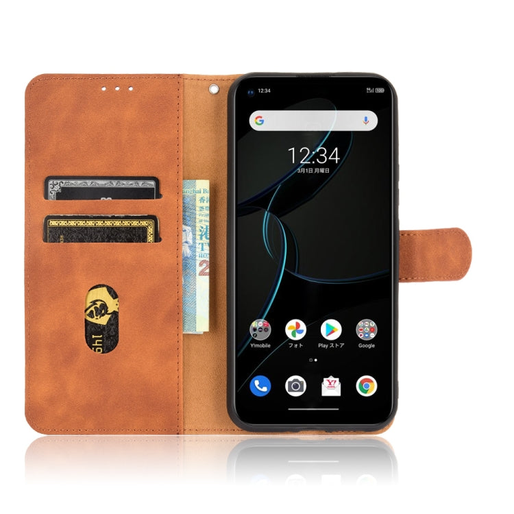 For ZTE Libero 5G Solid Color Skin Feel Magnetic Buckle Horizontal Flip Calf Texture PU Leather Case with Holder & Card Slots & Wallet