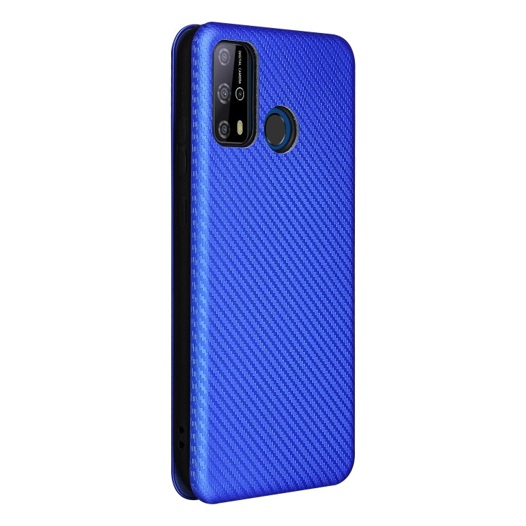 For Oukitel C23 Pro Carbon Fiber Texture Horizontal Flip TPU + PC + PU Leather Case with Card Slot