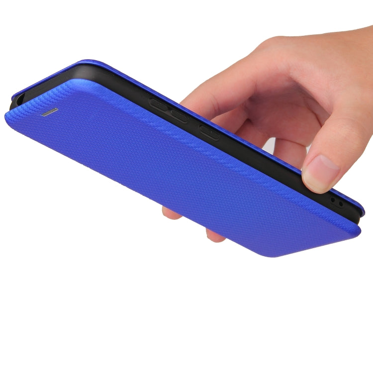 For Oukitel C23 Pro Carbon Fiber Texture Horizontal Flip TPU + PC + PU Leather Case with Card Slot