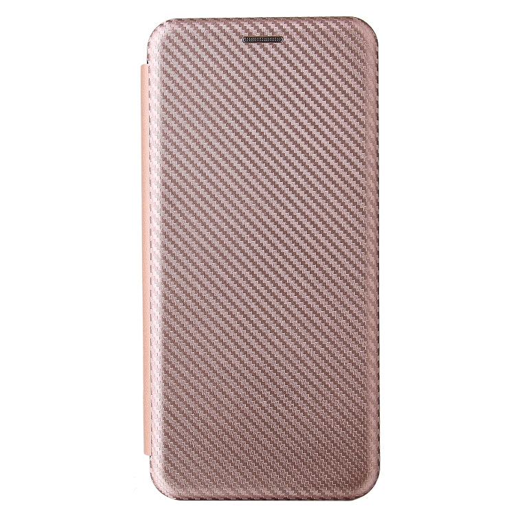 For ZTE Libero 5G Carbon Fiber Texture Horizontal Flip TPU + PC + PU Leather Case with Card Slot