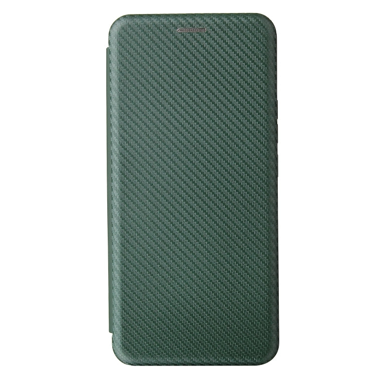 For ZTE Libero 5G Carbon Fiber Texture Horizontal Flip TPU + PC + PU Leather Case with Card Slot