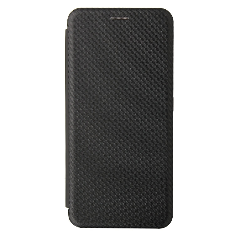 For ZTE Libero 5G Carbon Fiber Texture Horizontal Flip TPU + PC + PU Leather Case with Card Slot