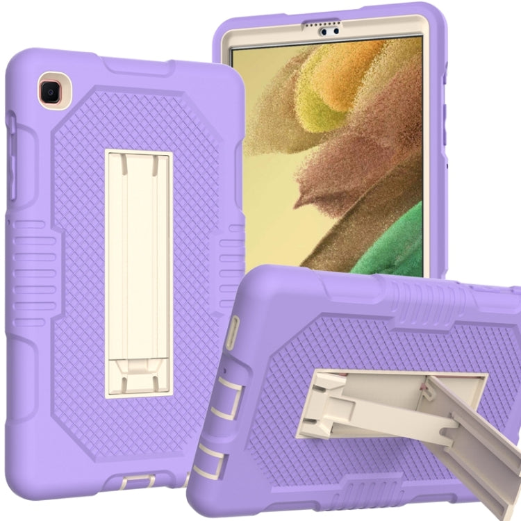For Samsung Galaxy Tab A7 Lite T220 / T225 (2021) Contrast Color Robot Shockproof Silicone + PC Protective Case with Holder