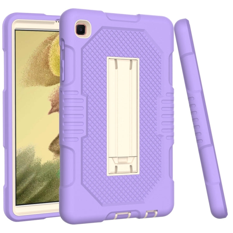 For Samsung Galaxy Tab A7 Lite T220 / T225 (2021) Contrast Color Robot Shockproof Silicone + PC Protective Case with Holder