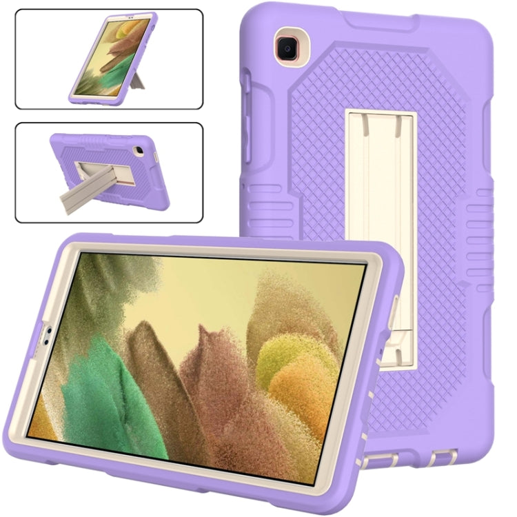 For Samsung Galaxy Tab A7 Lite T220 / T225 (2021) Contrast Color Robot Shockproof Silicone + PC Protective Case with Holder