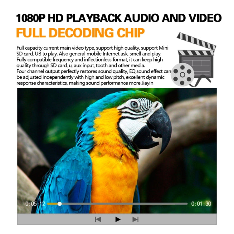 Q3262 4.1 inch Capacitive Screen Car Bluetooth MP5 Radio, Support U Disk / Hands-free Call with Remote Controler, Style:Standard